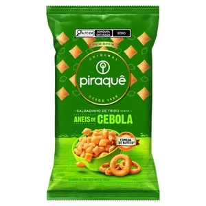 Salgadinho Piraquê Comida di Buteco Sabor Anéis de Cebola 50g