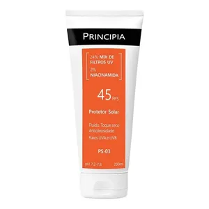 Protetor Solar Corporal Principia FPS 45 PS-03 Antioleosidade 200ml Fluido