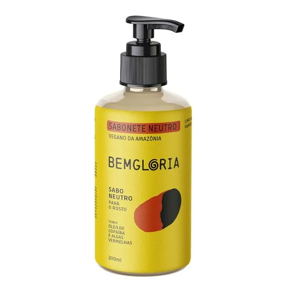 Sabonete Líquido Facial Bemgloria Neutro 200ml