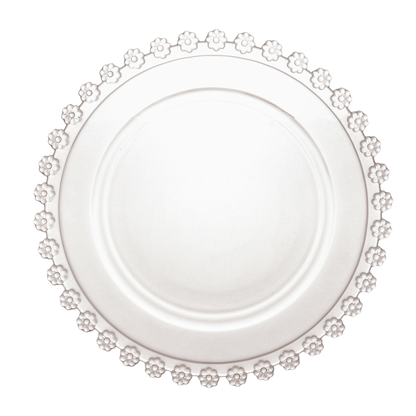 Prato Raso Daisy, Cristal, 1 Peça, 28cm - 28795