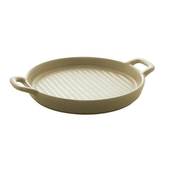 Mini Travessa Nórdica Bon Gourmet, 20cm, Porcelana, Cinza Matt - 28601