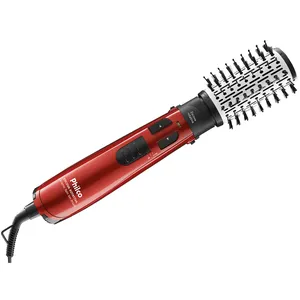 Escova Rotativa Philco Spin Ion Brush, Revestimento Cerâmico, Vermelho - PEC05V 110V