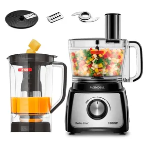 Multiprocessador Turbo Chef 5 em 1, Mondial, Preto, 1000W - MPN-01-B 220V