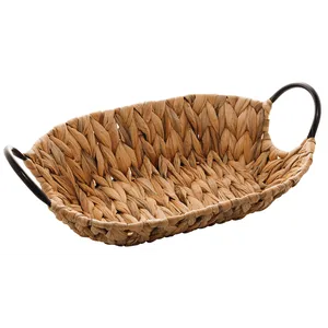 Cesta da Lyor, Fibra Natural/Metal, Natural - 1637