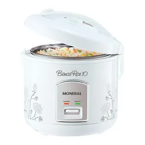 Panela Eletrica de ARROZ Bianca Rice 10 Xicaras com Funcao Aquecer Branca PE-10 220V