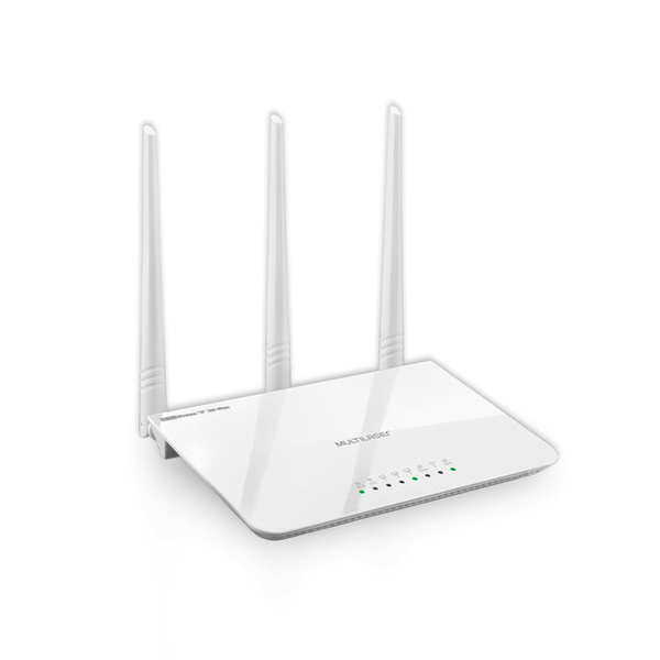 Roteador Multilaser, IPV6 300Mbps, 3 antenas, Branco - RE163V Bivolt