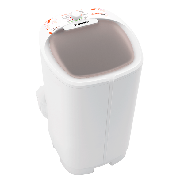 Tanquinho Mueller Celebration 10kg, Filtro para Fiapos, Dispenser, Branco - 600055 110V