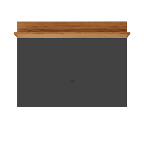 Painel NT1185 em MDP com Prateleira para TV até 49'' Preto/ Freijó Trend