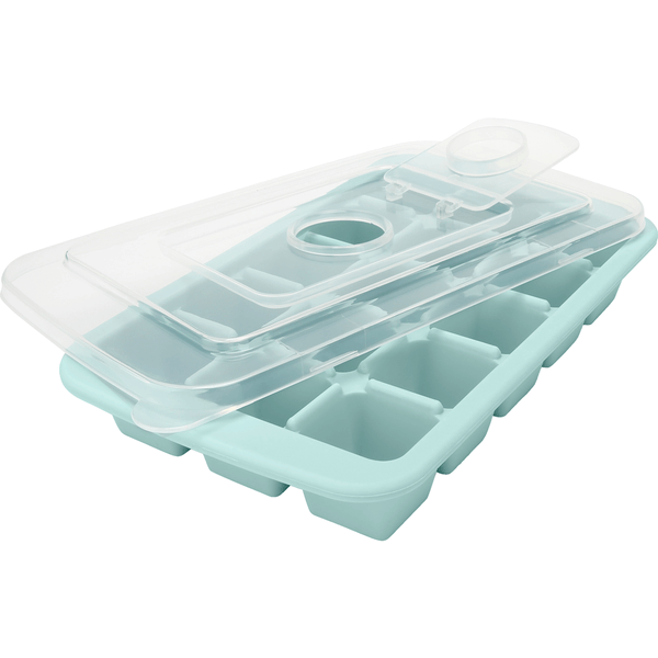 Forma para Gelo C/Tampa da Oxford Water Blue, Silicone - 069921