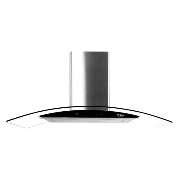 Coifa de Parede Philco, 3 Velocidades, Display Digital, Regulagem de Altura, Aço Inox, 90cm, Vidro Temperado - PCO90ICT 110V