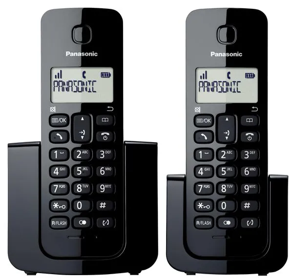 Telefone Sem Fio Panasonic, 2 Monofones e Identificador de Chamadas - KXTGB112LBB