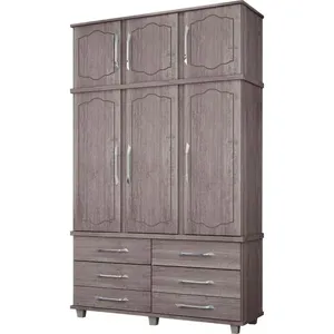 Guarda-roupa 6 Portas 6 Gavetas - Fabrimóveis Cristal Terrarum