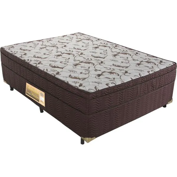Cama Unibox Casal Molas Pocket 138x188cm - Ultra-Flex Sublime Cama Box Casal Conjugada Molas Pocket 138x188cm - Ultra-Flex Sublime
