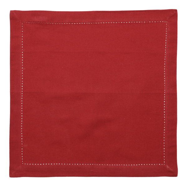 Conjunto de Guardanapos Royal, 40x40cm, Algodão, 2 Peças, Vermelho - 27538