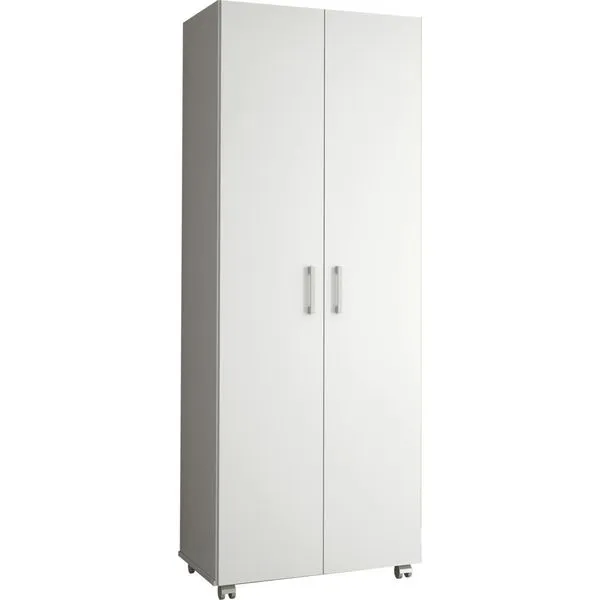 Organizador Multiuso 2 Portas - Kit's Paraná Lavanda Branco