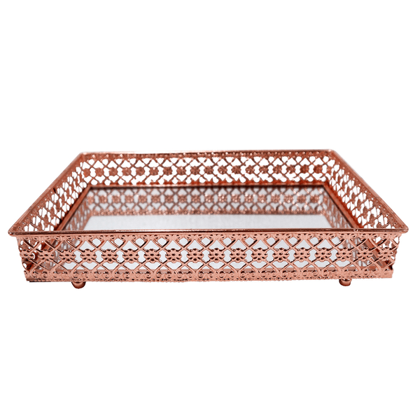 Bandeja Askar, 5x17, Ferro, Espelho, Cobre-26856