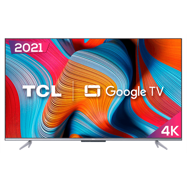 Smart TV TLC LED 55'', 4K, Google TV, HDR, Processador AIPQ GEN2, Preto - 55P725