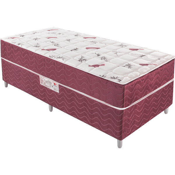 Cama Unibox Solteiro, Molas Superlástic, 88x188cm - Montreal Exuberante Luxo