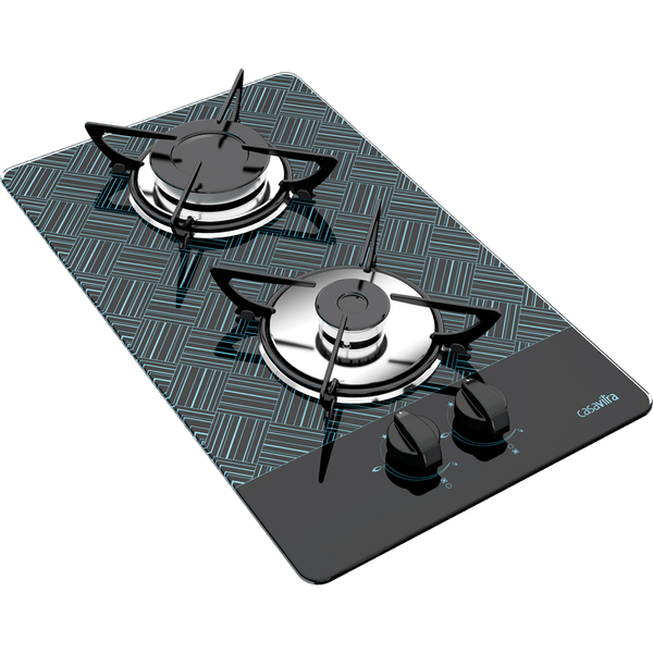 Cooktop Casavitra 2 Bocas New Vitra, Preto - E10E21.226 Bivolt