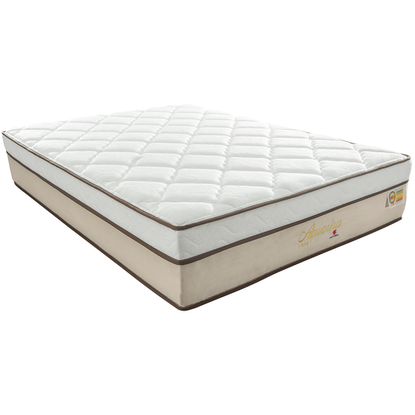 Colchão de Casal, Espuma D30, Espuma Hiper Soft, 138x188, Tecido Suede - Montreal Aquárius