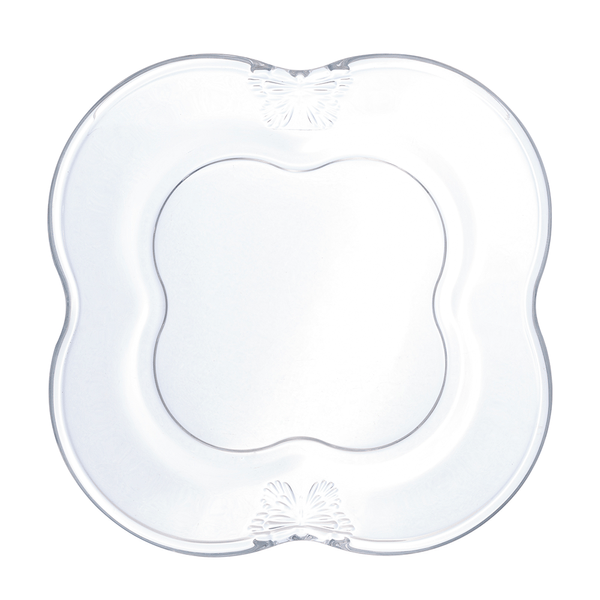 Conjunto de Prato de Sobremesa Wolff Butterfly 17cm Vidro