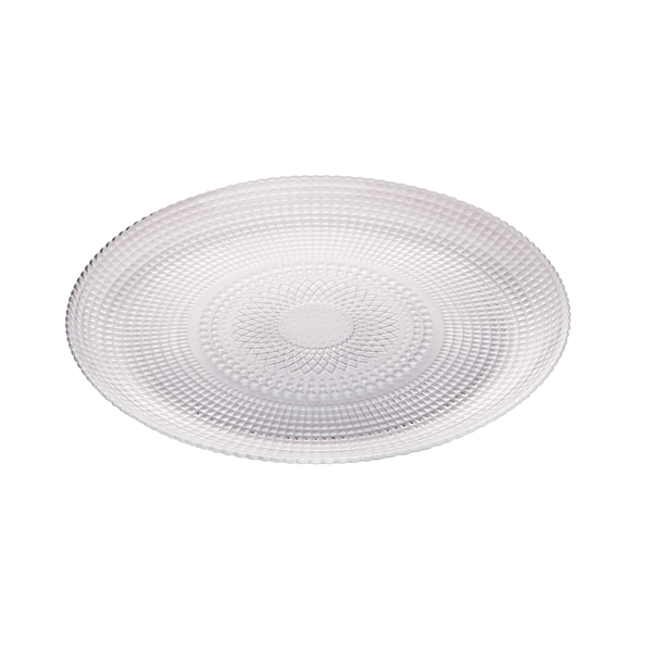 Prato Raso Oriental da Lyor, Vidro, 27cm - 1212