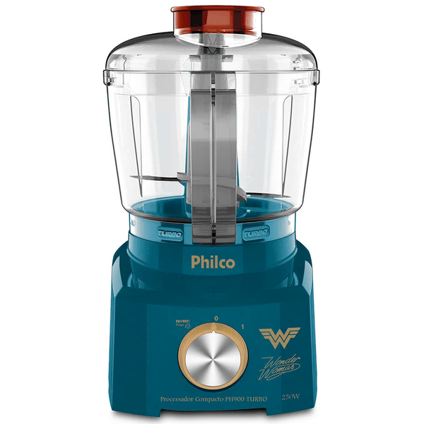 Processador de Alimentos Philco Mulher Maravilha, 1 Velocidade + Pulsar, 250W, 500ml - PH900 220V