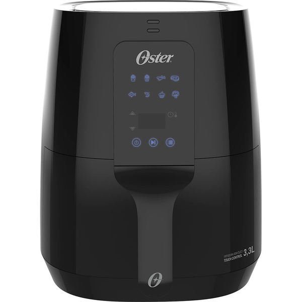 Fritadeira Sem Óleo Air Fryer Oster, 1300W, 3.3 litros, Painel Touch, Preto - OFRT950 220V