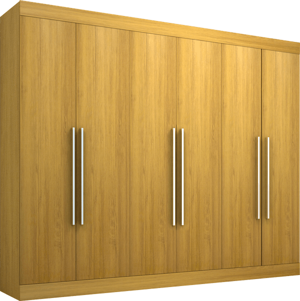 Guarda-roupa 6 Portas, 6 Gavetas - Bom Pastor Predileto Noce