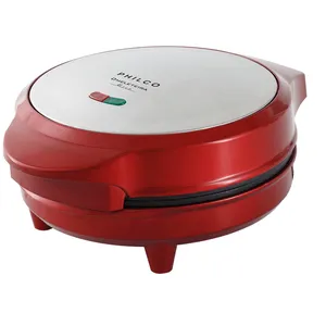 Omeleteira Retrô Philco, Base e Pés Antiderrapante, Luz Indicadora de Funcionamento, Vermelha - POM01V 220V