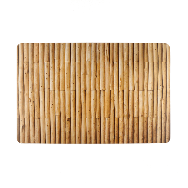 Lugar Americano Bambu Lyor, Plástico, 43,5x28,5cm, Marrom - 7861