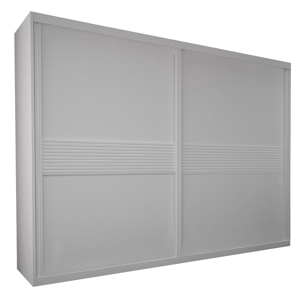 Guarda-Roupa Casal Turim em MDF 2 Portas 4 Gavetas Bom Pastor Branco