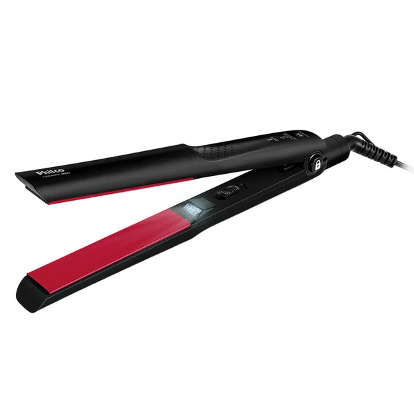 Prancha Cherry Ceramic Red Philco Revestimento Cerâmico 230°C Vermelho PPR11V Bivolt