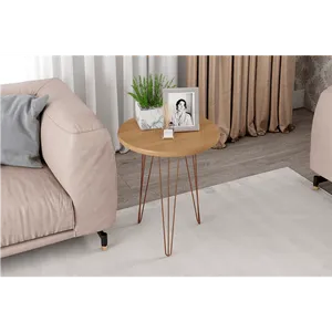 Mesa de Apoio em MDF, Pés Metálicos - Evolution Novare