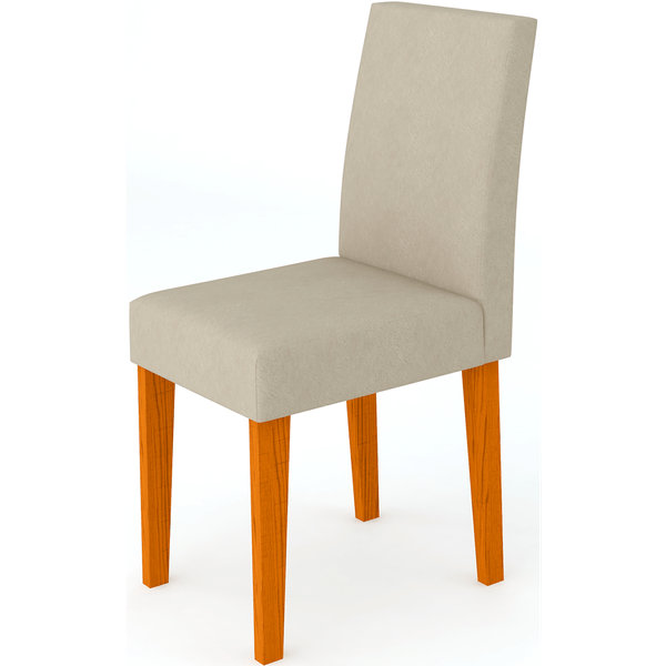 Conjunto com 2 Cadeiras em MDF, Espuma D18 - Giovana Ypê WD22