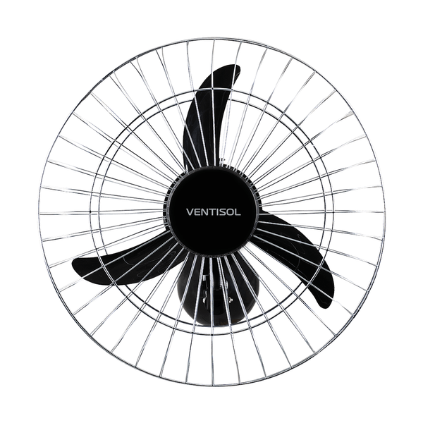Ventilador de Parede Oscilante Ventisol 50cm 200W Com Chave de Controle Comercial Bivolt