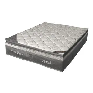 Colchão Casal Queen com Molas Ensacadas Orto Pillow Flex 158x198cm - Bom Pastor Novitá Colchão Casal com Molas Pocket Orto Pillow Flex 158x198cm - Bom Pastor Novitá