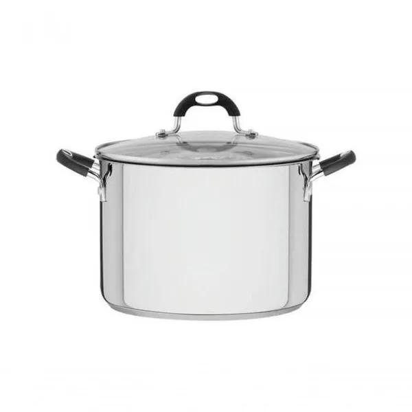 Espagueteira Tramontina Astro Silicone 24cm Em Inox Com Tampa De Vidro