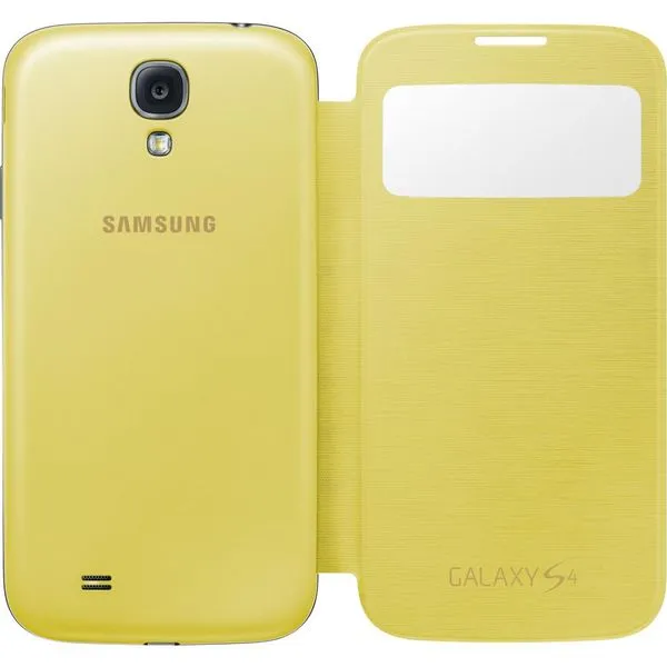Capa Celular Samsung Galaxy S4 S View Cover Amarelo