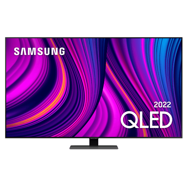 Smart TV Samsung 55'' QLED 4K, Processador com IA, Alexa built in, Wi-Fi, USB, HDMI - QN55Q80BAGXZD