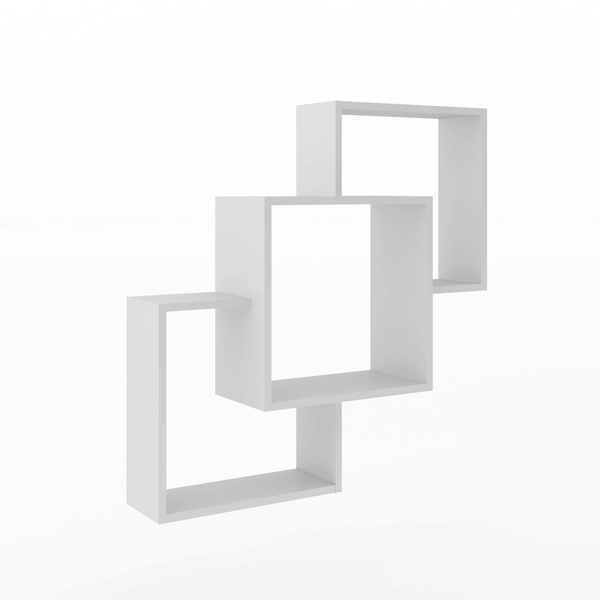 Nicho de Decoração 3 em 1, MDP - Móvel Bento AM3080 Branco