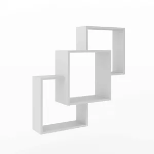 Nicho de Decoração 3 em 1, MDP - Móvel Bento AM3080 Branco