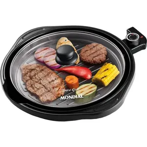 Grill Elétrico Mondial Smart, 1200W, Grelha Antiaderente Removível - G-04 220V