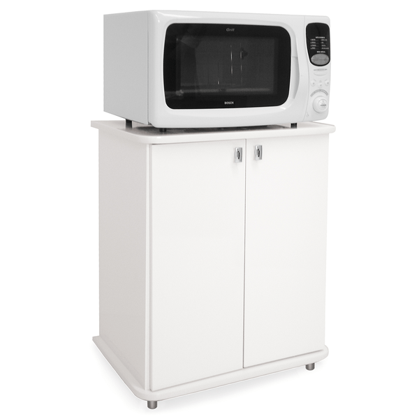 Armário em MDP, Pintura UV, 2 Portas - Móvel Bento ASM155 Branco