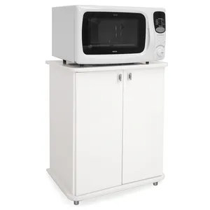 Armário em MDP, Pintura UV, 2 Portas - Móvel Bento ASM155 Branco