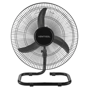 Ventilador de Mesa Premium Ventisol, 3 Pás, 50cm, 130W, Preto - New 220V