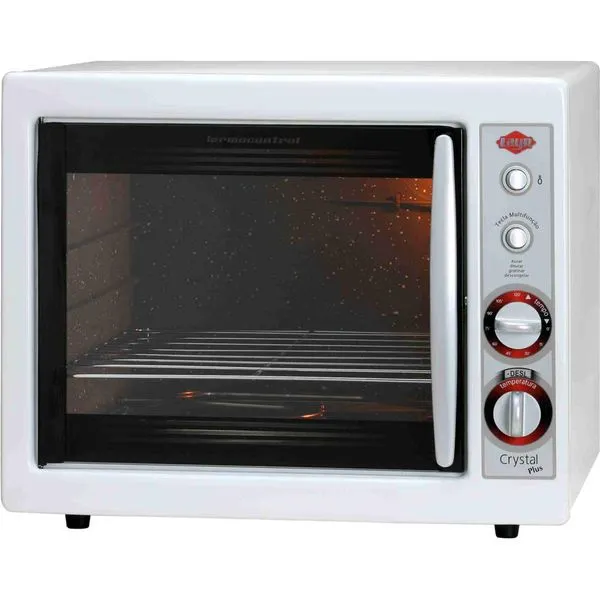 Forno de Mesa Elétrico Layr 46 Litros Branco 220V - Crystal Plus 220V