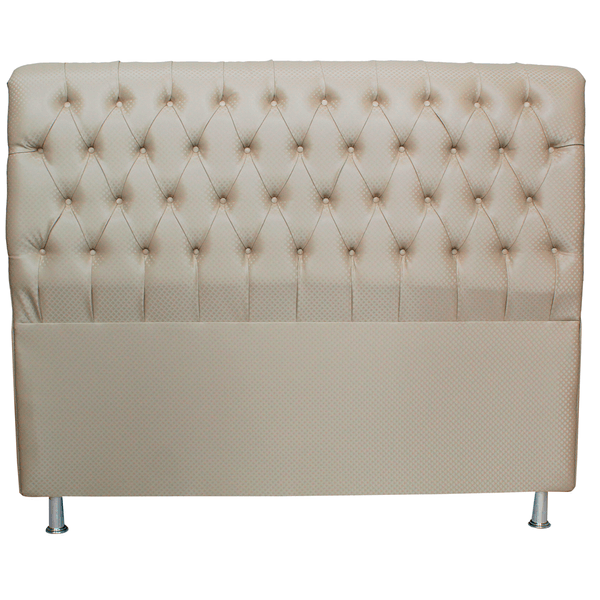 Cabeceira de Cama, Espuma D18 e D23, 142cm, Tecido Inca - Star Cru