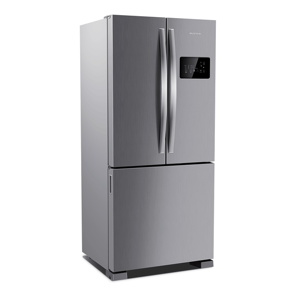 Geladeira / Refrigerador Brastemp 554L Inverter Frost Free com Controle de Temperatura Inox BRO85AKBNA 220V
