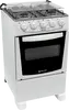 Fogão 4 Bocas de Piso Atlas Mônaco Glass Branco Bivolt - VT12 Bivolt